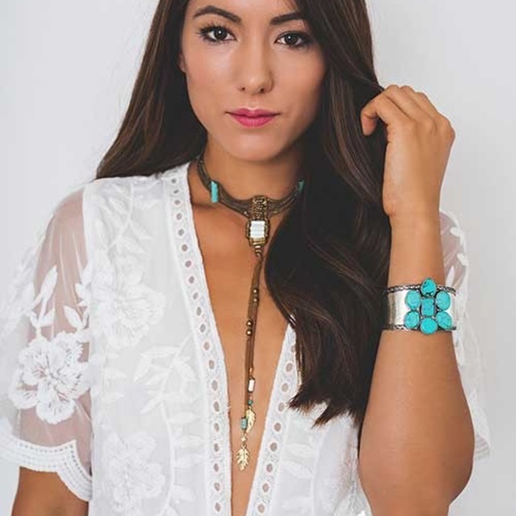 LAST ONE! Boho Layered Drop Choker - Picture 3 of 3